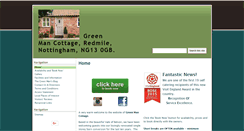 Desktop Screenshot of greenmancottage.co.uk
