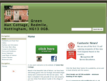 Tablet Screenshot of greenmancottage.co.uk